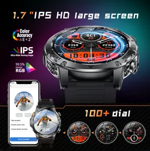 Reloj Inteligente para Hombre Adulto 2025 con Batería de Super Capacidad de 1000 mAh, Pantalla Grande de 1.7 Pulgadas, Llamadas Bluetooth, Resistente al Agua IP68, Reloj Inteligente Deportivo - Product Image 4