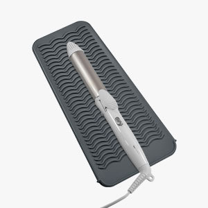 Reusable <b>Silicone</b> Heat Resistant Salon <b>Tools</b> Flat Iron & Dryer Mat for Hair Styling - Product Image 2