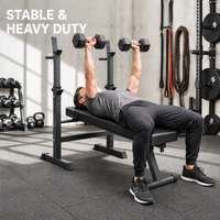 Banc de musculation pliable et réglable multifonctionnel pour squats et développés couchés, équipement de fitness pour l'entraînement de force - Vente en gros