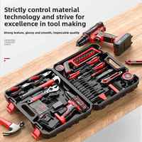 Perceuse à percussion électrique au lithium 21V de haute qualité avec coffret d'outils et jeu de 31 embouts pour réparations domestiques