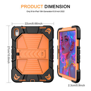 Resistente Tpu Smart Shockproof Smart Cover Funda Para Tablet Ipad 10.9 10th 2022 - Product Image 4