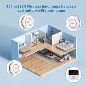 Bouton d'appel SOS WIFI Tuya pour personnes âgées avec bracelet, pour patients et personnes âgées à domicile, machine d'appel médical sans fil, téléavertisseur pour soignants - Product Image 6