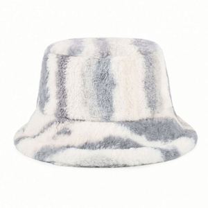หมวกขนสัตว์สำหรับผู้หญิงขายส่ง หมวกบักเก็ตขนหนานุ่มสำหรับฤดูหนาวสำหรับผู้หญิง - Product Image 4