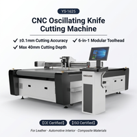Máquina de Corte Oscilante CNC para Cuero Genuino, Cuero Sintético y Espuma EVA con Herramienta de Perforación, Certificación CE ISO