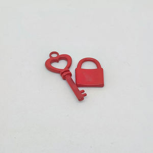 平背钥匙扣合金吊饰，适用于DIY手机壳装饰，手机壳配件，吊坠，手机壳装饰件 - Product Image 5