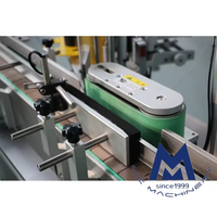 Machine d'étiquetage automatique double face 80 pièces/min haute vitesse pour bouteilles plates, carrées et rondes, applicateur d'autocollants 2500W
