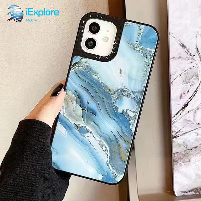 IExplore Acrylic Custom UV Painting Design Marble Girls Phone case for iPhone 17 Pro Max S26 Ultra A55 A35 S25FE camon 40 hot 60