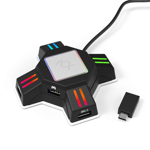 Chidoller KX USB juego de controladores Adaptador convertidor Video juego de teclado ratón adaptador para interruptor jugar FPS luchando juego de fútbol - Product Image 2