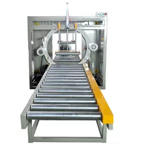 Long Pipe horizontal packaging stretch film machine horizontal film wrapping machine