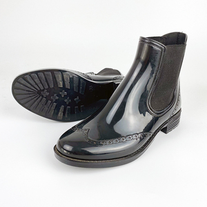 Bottes de pluie <span class=keywords><strong>Chelsea</strong></span> légères en PVC pour femmes, imperméables, pour l'été et l'automne, vente en gros - Product Image 4