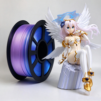 Filament PLA Soie Bicolore en Gros 1,75 mm – Toucher Soyeux, Facile à Imprimer pour Imprimantes 3D FDM