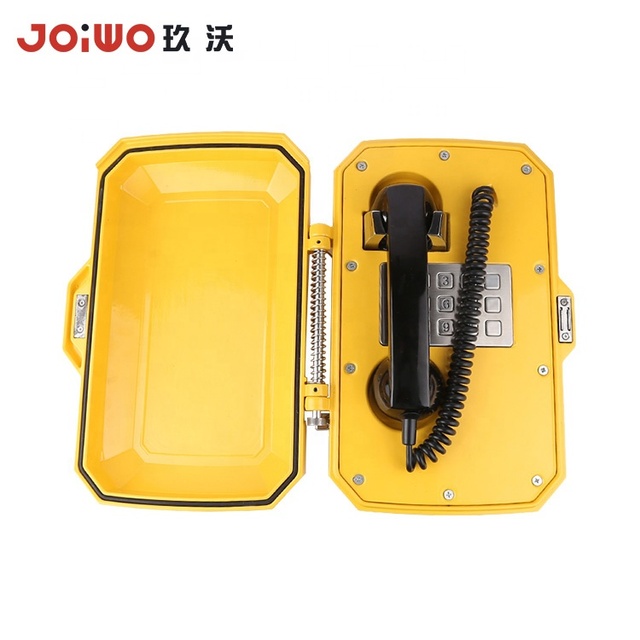 Rugged Aluminum Alloy Waterproof Telephone SIP IP Phone for Public Safety Tunnel Railway Emergency Communication