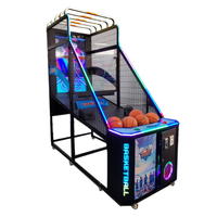 Machine de basket-ball LCD à monnayeur pour centre commercial, aire de jeux intérieure, jeu de sport, simulateur de basket-ball
