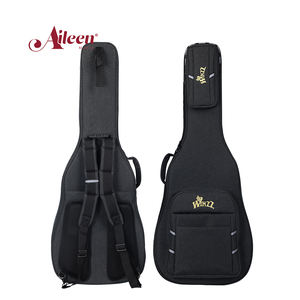 <span class=keywords><strong>Housse</strong></span> de <span class=keywords><strong>guitare</strong></span> acoustique noire 41 pouces, étui <span class=keywords><strong>rigide</strong></span> pour <span class=keywords><strong>guitare</strong></span>, tissu Oxford imperméable 900D avec rembourrage respirant au dos (BGW9028) - Product Image 1