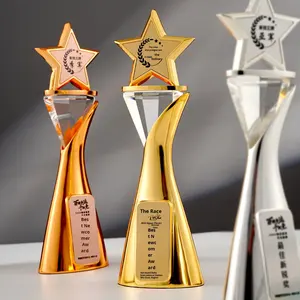 Nuevo Trofeo 2025 Personalizado <span class=keywords><strong>de</strong></span> Alta Gama, Creativo, Corporativo, <span class=keywords><strong>de</strong></span> Honor, para Empleados Destacados, Placa Conmemorativa <span class=keywords><strong>de</strong></span> Metal, Adorno <span class=keywords><strong>de</strong></span> <span class=keywords><strong>Agradecimiento</strong></span> - Product Image 3