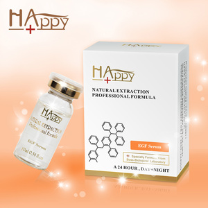 Suero Happy+ Advanced EFG con Factor de Crecimiento Epidérmico y Péptidos de Colágeno, Tratamiento Facial Antiedad <span class=keywords><strong>para</strong></span> Líneas Finas y Arrugas, Hidratación - Product Image 4