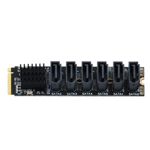 <span class=keywords><strong>M</strong></span>.<span class=keywords><strong>2</strong></span> <span class=keywords><strong>M</strong></span>-KEY Adapter Kaart Nvme Naar 6-Port Sata 3.0 Uitbreidingskaart Nas Synologie Harde Schijf Uitbreidingsadapter Voor Desktopcomputer - Product Image 3