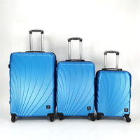 Meilleures ventes Ensemble de bagages légers à la mode Sac de voyage à roulettes 20 24 28 pouces Ensemble de bagages à roulettes en ABS