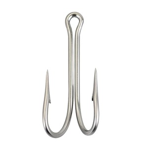 Hameçons doubles à 45 degrés en acier inoxydable <span class=keywords><strong>pour</strong></span> <span class=keywords><strong>la</strong></span> <span class=keywords><strong>pêche</strong></span> en eau salée des espèces lacustres - Product Image 2