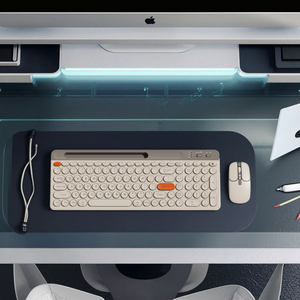 2025 New Arrival 106Key Kích Thước Đầy Đủ Văn Phòng Không Dây Văn Phòng Bàn Phím Và Chuột Combo Mỏng Thiết Kế Màng Với Đa-Phương Tiện Truyền thông Chức Năng - Product Image 6