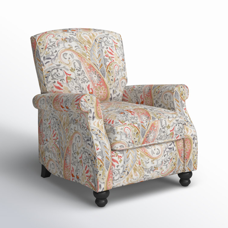 Rojo Coral Multi Paisley Poliéster