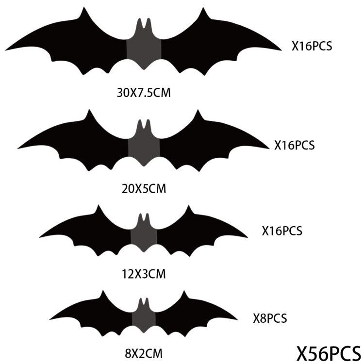 Black Bat- 56pcs