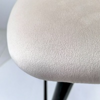 Chaise de bar personnalisée en velours, design moderne du milieu du siècle, pour appartement, bar à domicile, tabouret haut, restaurants, chaise de salle à manger de haute qualité