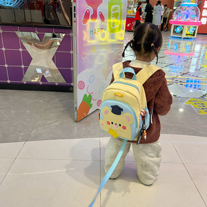 Sac à dos scolaire PLAYMAX pour filles, grande capacité, léger, mignon, imprimé lapin, en nylon durable, nouveau style, dessin animé - Product Image 2