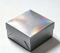 Pigment de revêtement métallique holographique gris mat GUANZUN en vrac, poudre de 5 à 100 microns pour sérigraphie et arts graphiques