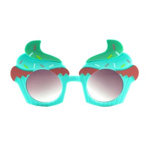Nuovi Occhiali da Sole per Bambini a Forma di Gelato, Protezione UV400, Montatura in Plastica Acrilica, Colori Caramella per Ragazzi e Ragazze - Giallo - Product Image 4