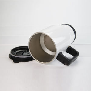 Borraccia sportiva in acciaio inox bianco, disponibile in Spagna, per stampa a sublimazione a trasferimento termico, per regali promozionali personalizzati - Product Image 5