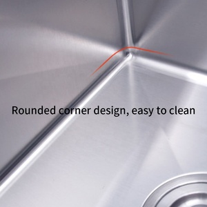Lavello Rettangolare da <span class=keywords><strong>Bagno</strong></span> e Cucina in <span class=keywords><strong>Acciaio</strong></span> Inox 304 Decorato, Fatto a Mano, per Uso Commerciale e Alberghiero - Product Image 5