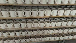 أواني فخارية خزفية بيضاء خزفية للبيع بالجملة بيع بالجملة خزفية سيراميك جاهزة للطلاء - Product Image 3