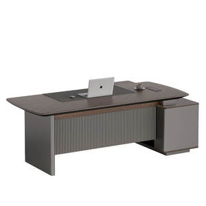 Sang trọng L hình dạng giám đốc CEO quản lý văn phòng bàn điều hành bàn văn phòng bàn Ông Chủ bàn điều hành - Product Image 3