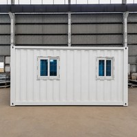 Premium PuTian 20ft Doppel-Flachcontainer-Villa, Erweiterbar, Vorgefertigt, Minimalistisches Luxus-Interieur, Mehrzimmer-Modulhaus