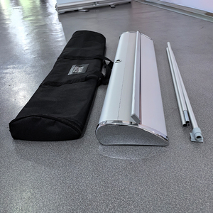 Single Side Pull <strong>up</strong> Display <strong>Banner</strong> Promotional Teardrop Aluminum Broadbase Heavy Duty Retractable <strong>Roll</strong> <strong>up</strong> <strong>Stand</strong> for Trade Show