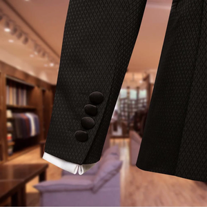 Novio <span class=keywords><strong>de</strong></span> lujo <span class=keywords><strong>Elegante</strong></span> Traje <span class=keywords><strong>DE</strong></span> BODA Fiesta <span class=keywords><strong>de</strong></span> negocios Formal <span class=keywords><strong>Caballero</strong></span> Blazer Diseño para conjunto Trajes <span class=keywords><strong>de</strong></span> hombre Chaqueta <span class=keywords><strong>de</strong></span> 3 piezas <span class=keywords><strong>Chaleco</strong></span> Pantalones - Product Image 2