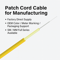 Câble de cordon de raccordement à fibre optique SM/MM OS2, veste en PVC OM1 OM2 OM3 OM4 OM5 G.652D G.657A2 LSZH
