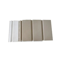 Plafond moderne en bois décoratif poids léger PVC soffite panneau Vox panneaux de plafond extérieurs pour la nouvelle décoration de toit de maison