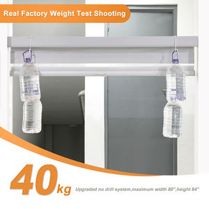 Persianas Zebra sin Taladro ni Herramientas y Cortinas Enrollables sin Cable para Ventanas Interiores, Hogar, Oficina, Sala <span class=keywords><strong>de</strong></span> Estar, Cocina y Baño - Product Image 6