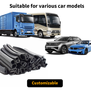 Customizable Cutting Service <strong>Weatherstrip</strong> for Vehicle Car Door Insulation Rubber <strong>Seal</strong> Strip - Product Image 6