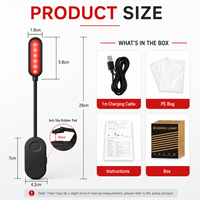 Lampe de nuit intelligente portable rechargeable à LED USB pour enfants, aide au sommeil par lumière rouge saine