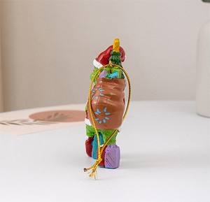 Decoraciones festivas para árboles de Navidad <span class=keywords><strong>Grinch</strong></span>, adornos navideños temáticos de <span class=keywords><strong>personajes</strong></span> verdes divertidos para fiestas navideñas, accesorios para árboles de fiesta - Product Image 2