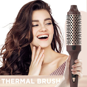 <span class=keywords><strong>Brosse</strong></span> ronde <span class=keywords><strong>chauffante</strong></span> 3 en 1, <span class=keywords><strong>brosse</strong></span> à <span class=keywords><strong>cheveux</strong></span> ionique pour boucler, <span class=keywords><strong>brosse</strong></span> ronde thermique infrarouge pour femmes - Product Image 3