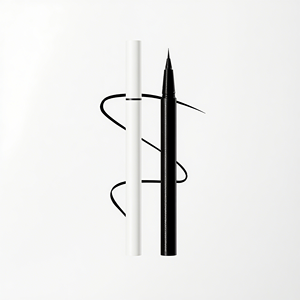Embout de cheveux fins de 1mm, emballage noir et <span class=keywords><strong>blanc</strong></span>, eyeliner <span class=keywords><strong>liquide</strong></span> imperméable et résistant aux taches, longue durée, 24 h, logo personnalisé - Product Image 2