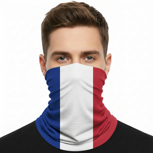 Набор болельщика Чемпионата мира <span class=keywords><strong>2026</strong></span> по футболу во Франции: водонепроницаемые полиэстеровые флаги, накидка, сумка на шнурке, повязка на голову, маска для лица, футбольные аксессуары - Product Image 2