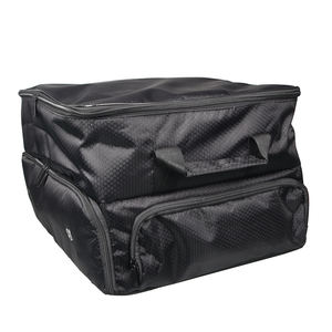 Organizzatore per Bagagliaio da Golf a 2 Livelli in PVC Nero, Scatola Portaoggetti Portatile per Sacche da Golf - Product Image 5