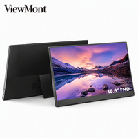 Moniteur portable 15,6 pouces IPS 1080P HD, alimentation sans fil Type-C, batterie intégrée, protection des yeux pour le télétravail