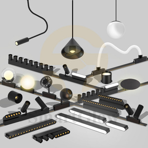 24V LED trang trí ánh sáng mặt dây chuyền sang trọng Đèn Hiện Đại Đèn Chùm & Mặt dây chuyền đèn hiện đại DIY bện Băng linh hoạt theo dõi đèn - Product Image 4