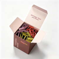 Boîte en papier recyclable avec impression couleur personnalisée à l'intérieur et à l'extérieur pour l'emballage de boissons en bande, de café et de poudre nutritionnelle